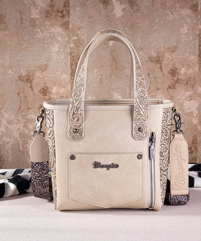 Wrangler Genuine Cowhide Leather Fringe Crossbody Purse for Women - Stylish Concealed Carry Handbag for Everyday Use, Travel & Outdoor Adventures