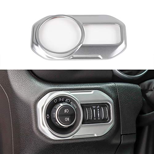 Silver Headlight Control Decor