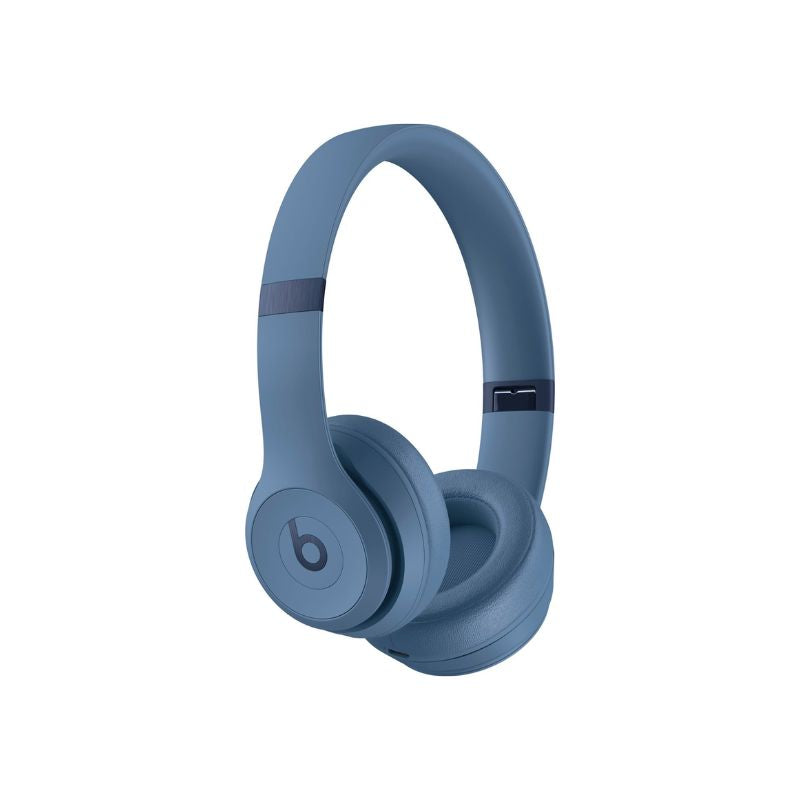 Beats Solo 4 Wireless On-Ear Headphones - Blue | Premium Sound for Music, Gaming & Travel