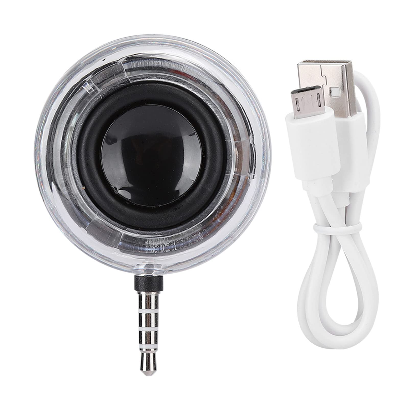 Portable 2W USB Speaker with Aux - for Phone, Laptop, Car & Travel