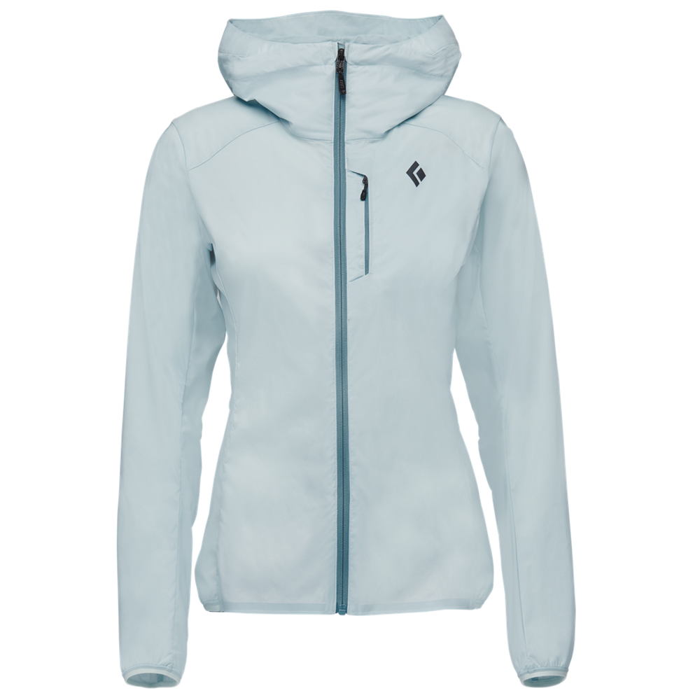Black Diamond Alpine Start Hoody Women's Lightweight Hiking Jacket - Breathable & Water-Resistant for Outdoor Adventures, Trail Running & Camping