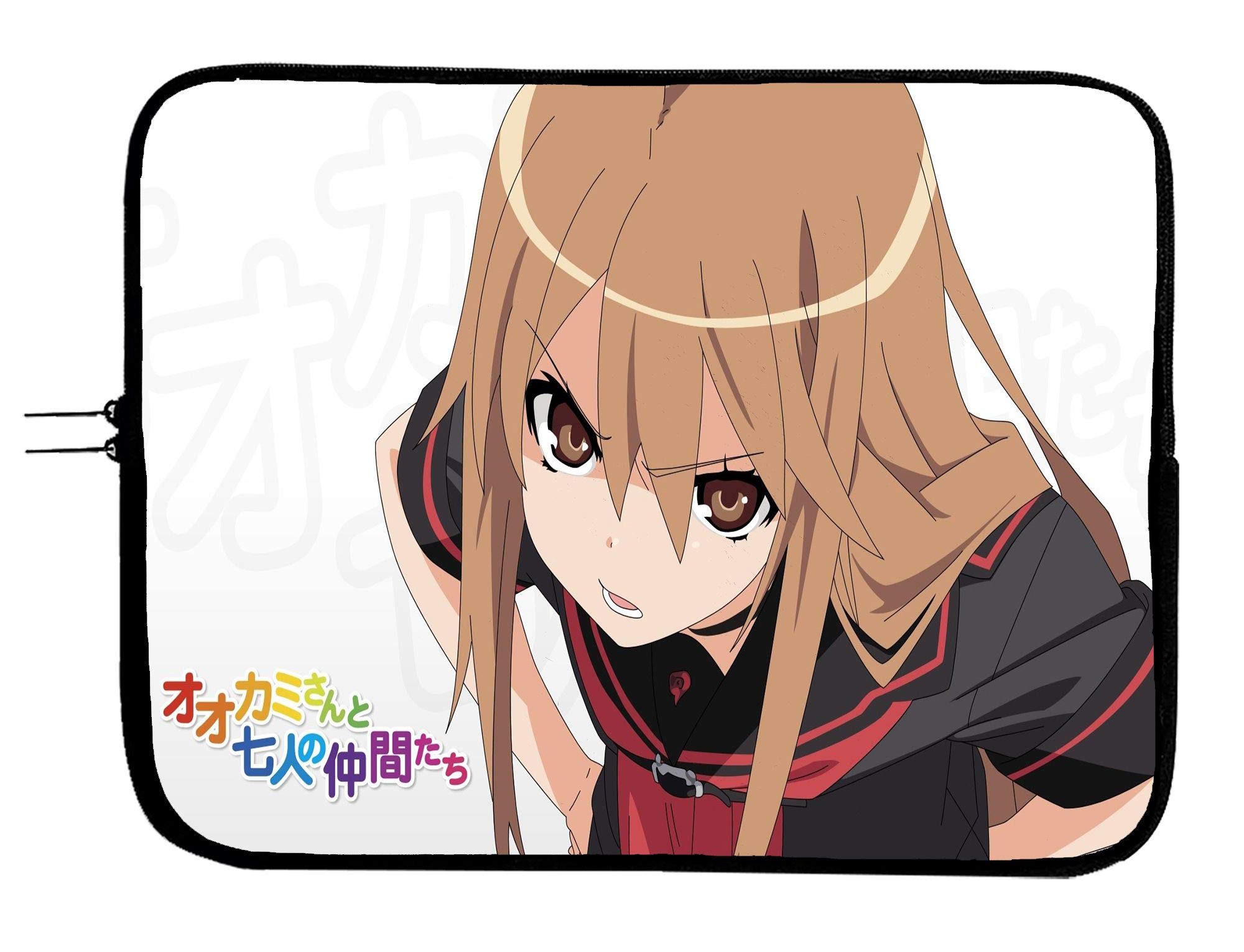 Okami-san and Her Seven Companions Anime Laptop Sleeve - 11 Inch Tablet & Notebook Case for MacBook Air, Surface Pro - Protective Computer Bag for 11.6 Inch Devices - Perfect for School, Work & Travel