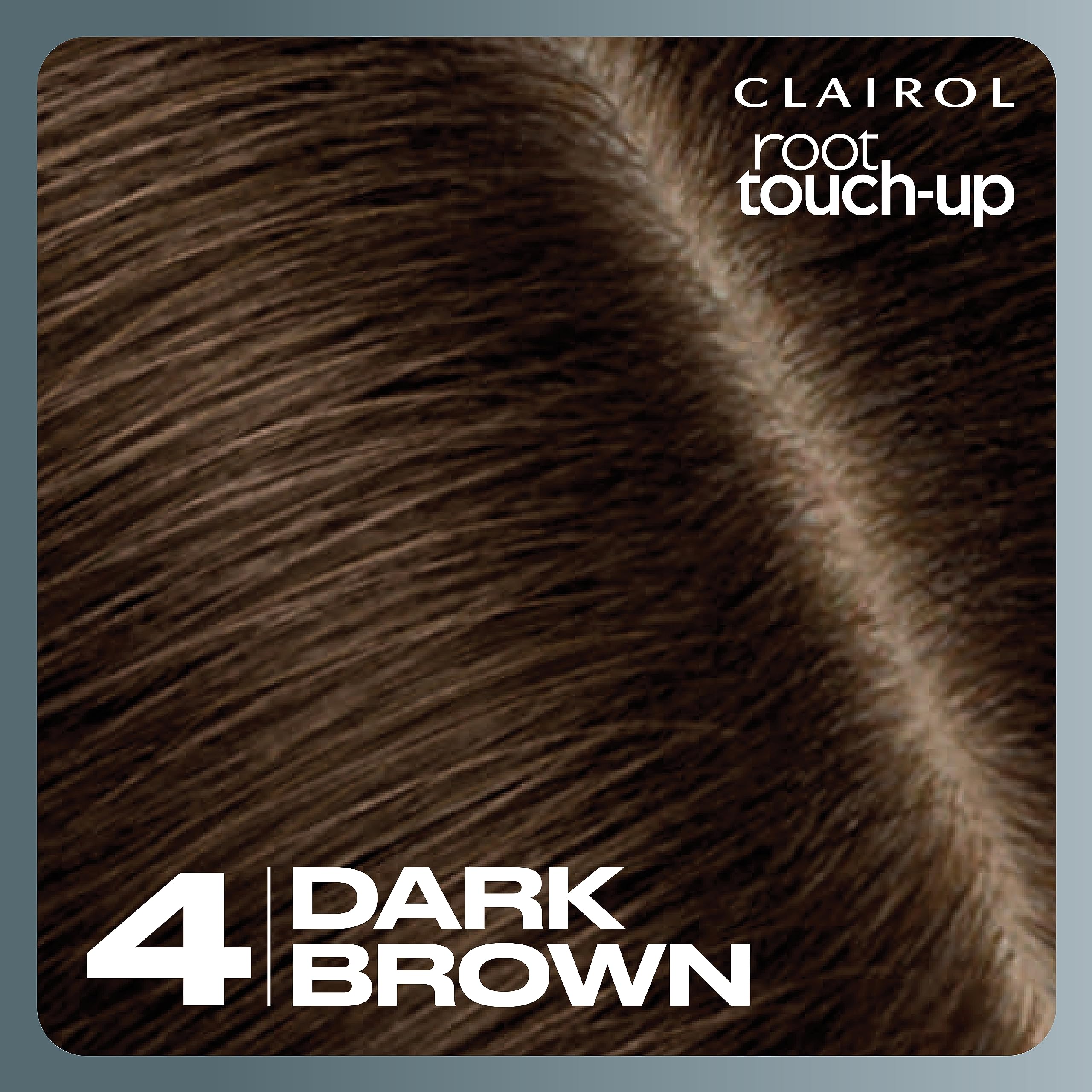 Clairol Root Touch-Up by Nice'n Easy Permanent Hair Dye - 4 Dark Brown Hair Color (2 Pack) | Covers Gray Roots & Provides Natural-Looking Color | Perfect for At-Home Hair Coloring & Quick Touch-Ups Between Salon Visits
