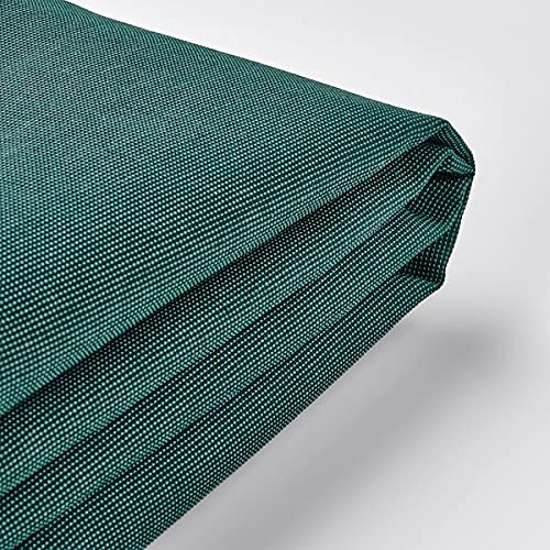 UPPLAND 3-Seat Sofa Slipcover - Dark Turquoise Green Stretchable Couch Cover - Perfect for Living Room, Family Room & Home Decor Protection