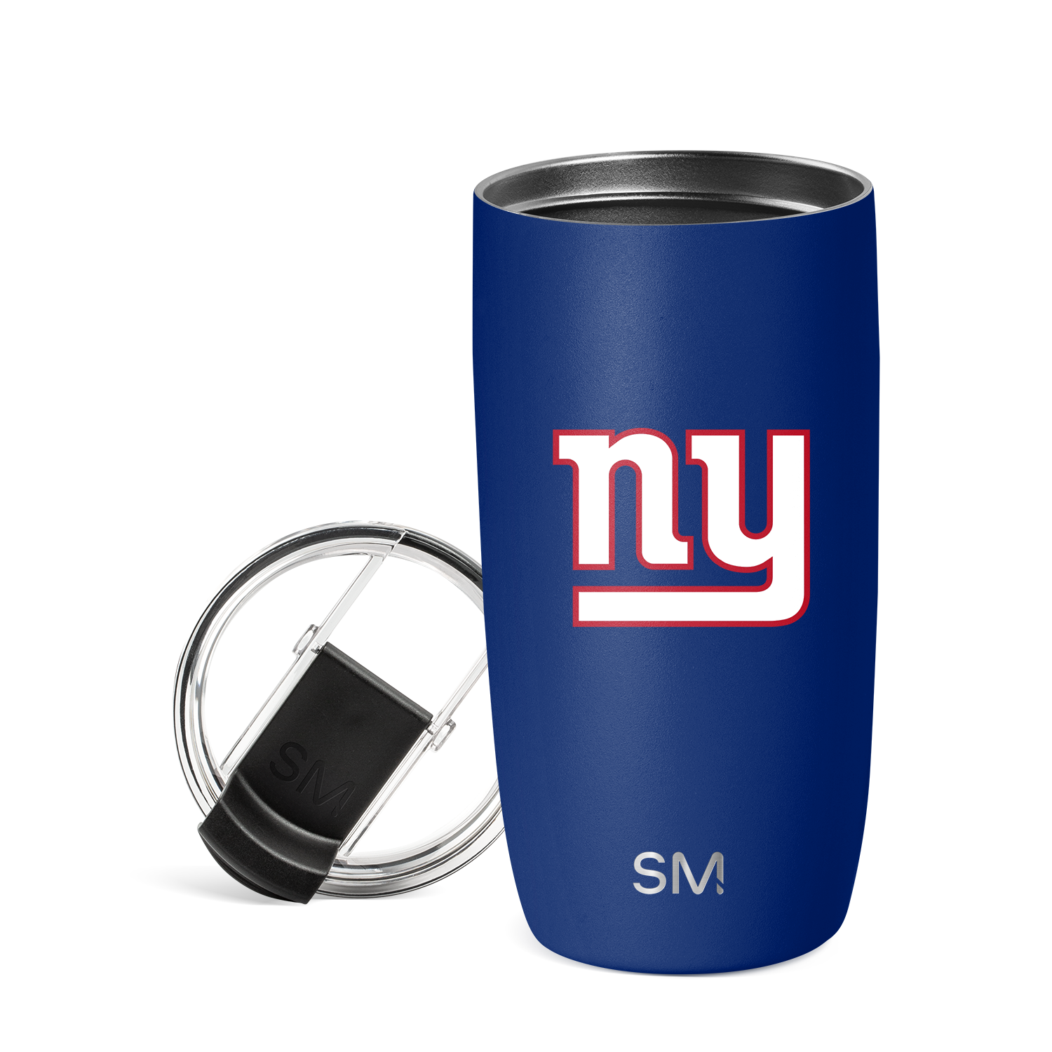 NFL Voyager Tumbler with Clear Flip Lid & Straw - 20oz Insulated Stainless Steel Water Bottle for Football Fans - Perfect for Game Day, Gym & Outdoor Activities