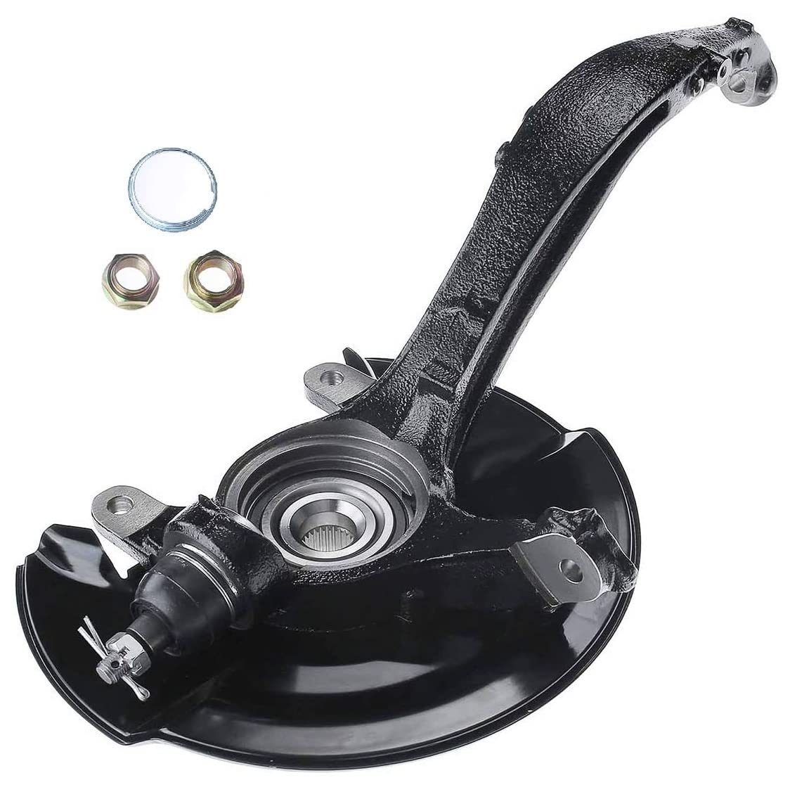 Doiplent 698-400 Front Right Loaded Steering Knuckle & Wheel Bearing Hub Assembly Replacement for 2003-2007 Honda Accord 2.4L (Automatic Transmission Only) - Perfect for Smooth Ride & Safe Driving
