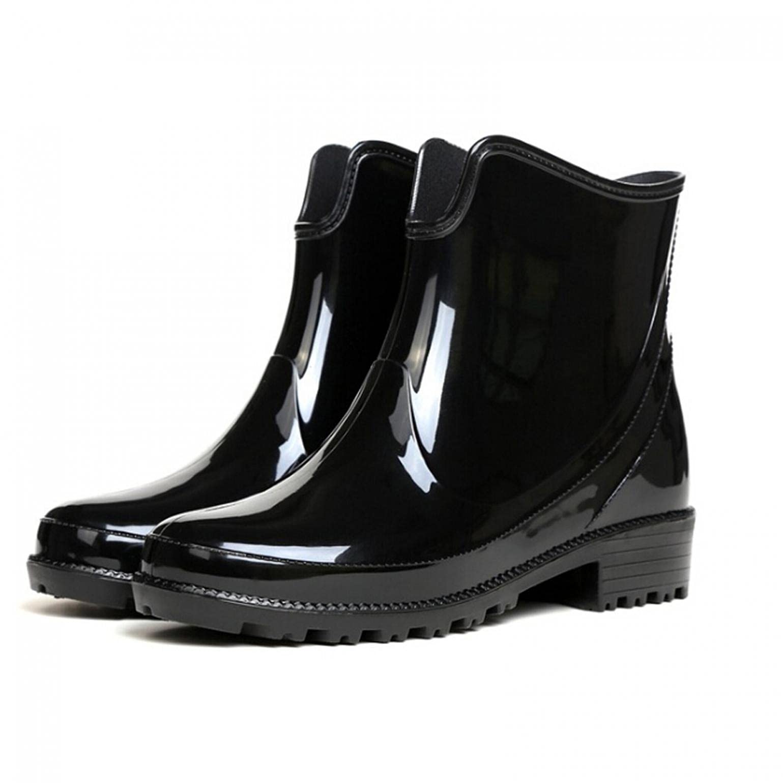 Xudanell Women's Waterproof Rain Boots - Non-Slip Rubber Sole High Top Ankle Booties for Rainy Days, Outdoor Walking, Gardening & Commuting