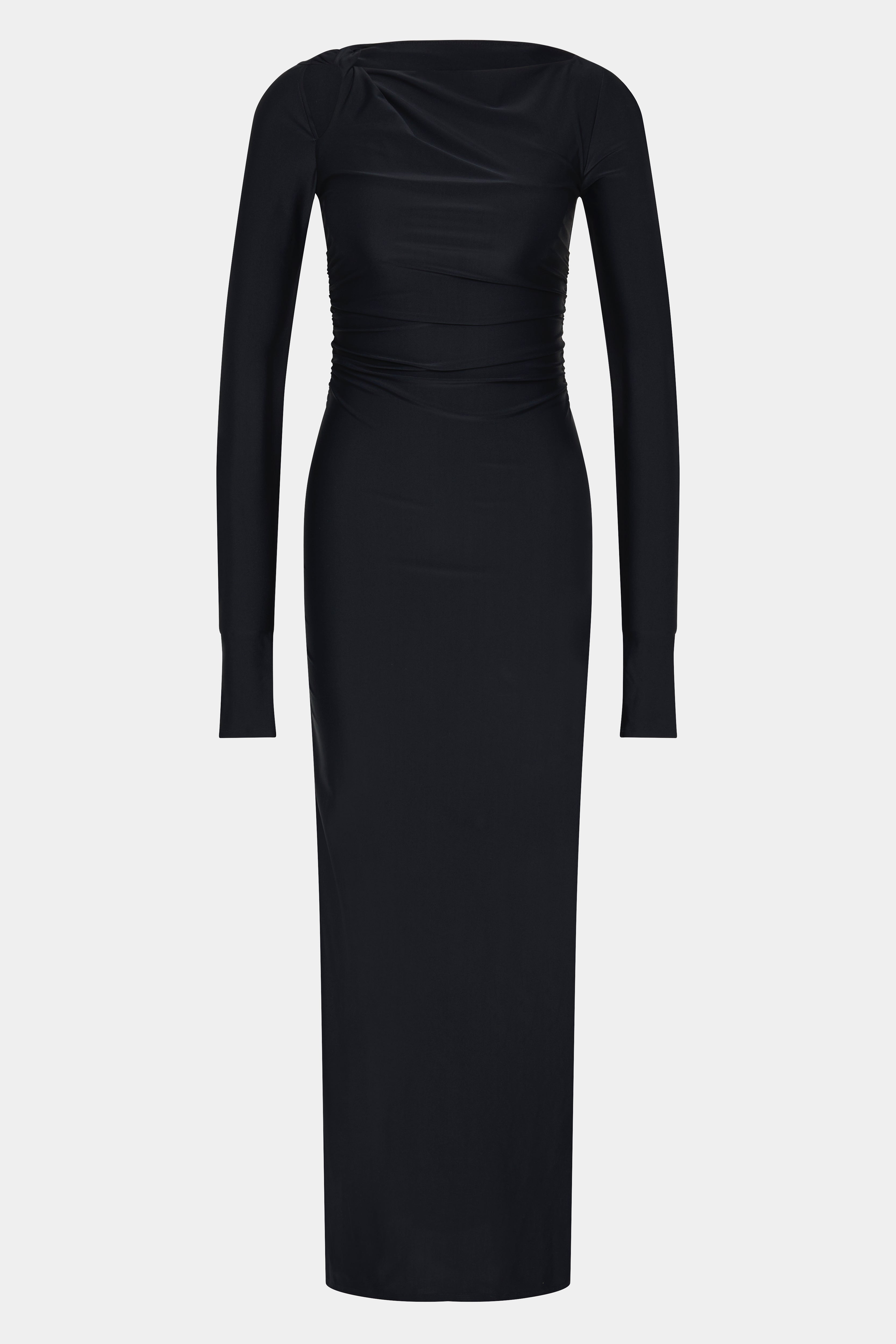 Elm Long Sleeve Midi Dress for Women - Elegant Casual & Office Wear - Perfect for Work, Date Night & Fall Layering