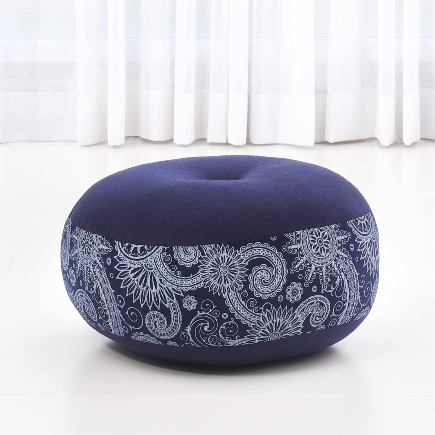 Premium Meditation Cushion Set - Zafu Yoga Pillow & Zabuton Mat with Natural Kapok Filling for Comfortable Sitting Posture | Perfect for Yoga, Zen Meditation, Home Practice & Mindfulness Exercises