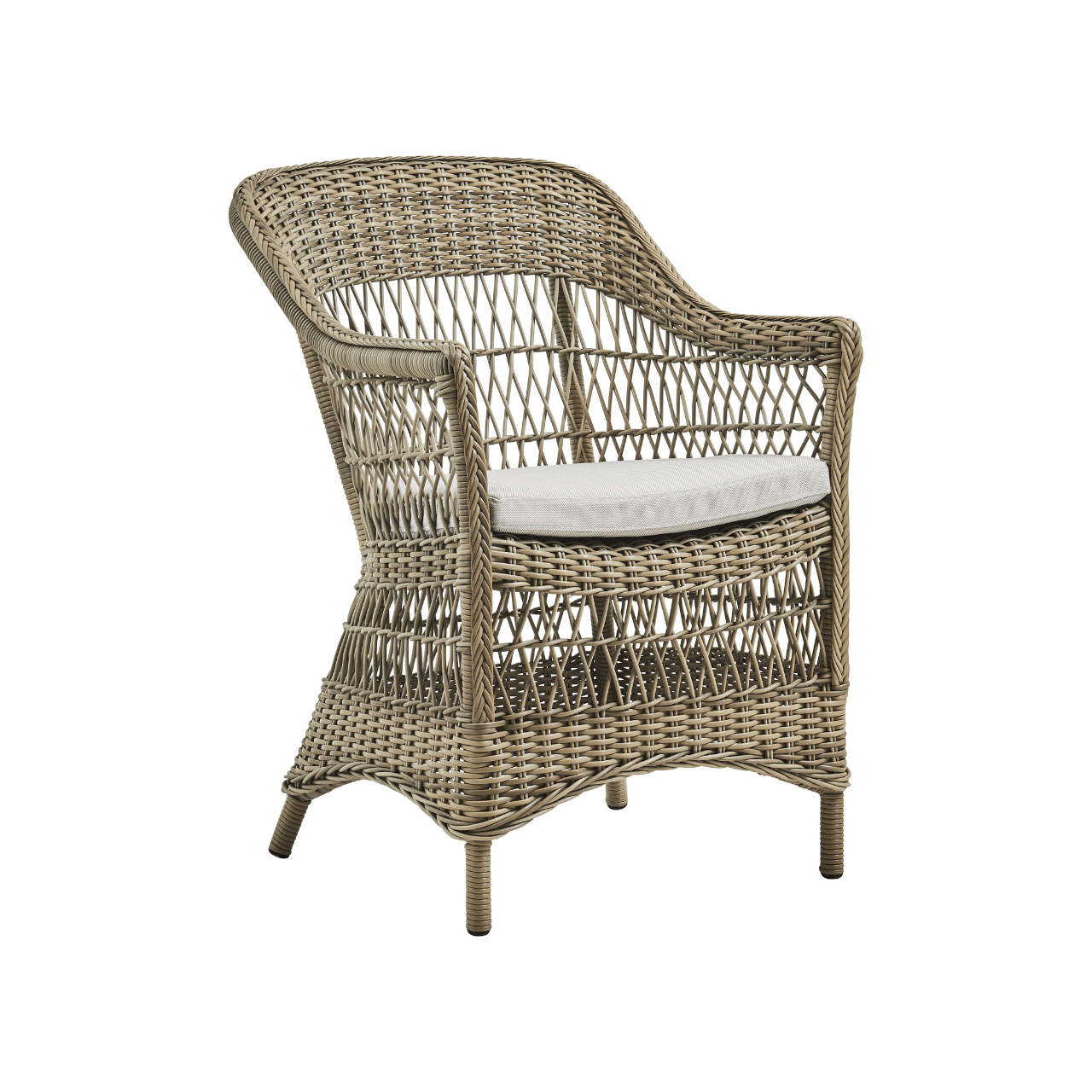 Charlot Outdoor Dining Armchair - Weather-Resistant Patio Chair for Garden, Poolside, and Restaurant Use - Perfect for Backyard, Deck, and Outdoor Entertaining