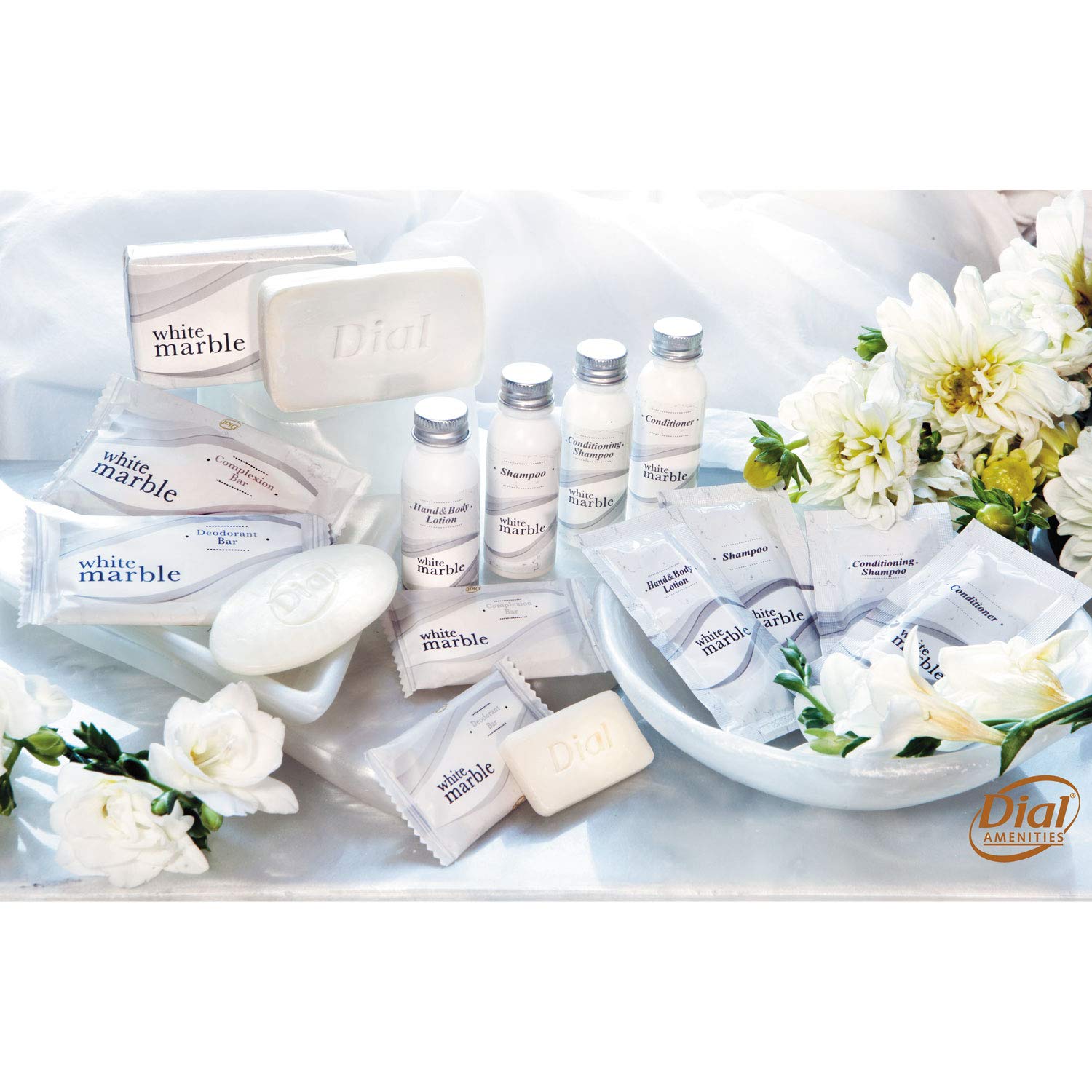 Breck 20817 Travel-Sized Shampoo & Conditioner Packets - Clean Scent, 0.25 oz (500 Packets per Carton) - Perfect for Hotels, Gyms, Travel & Emergency Kits