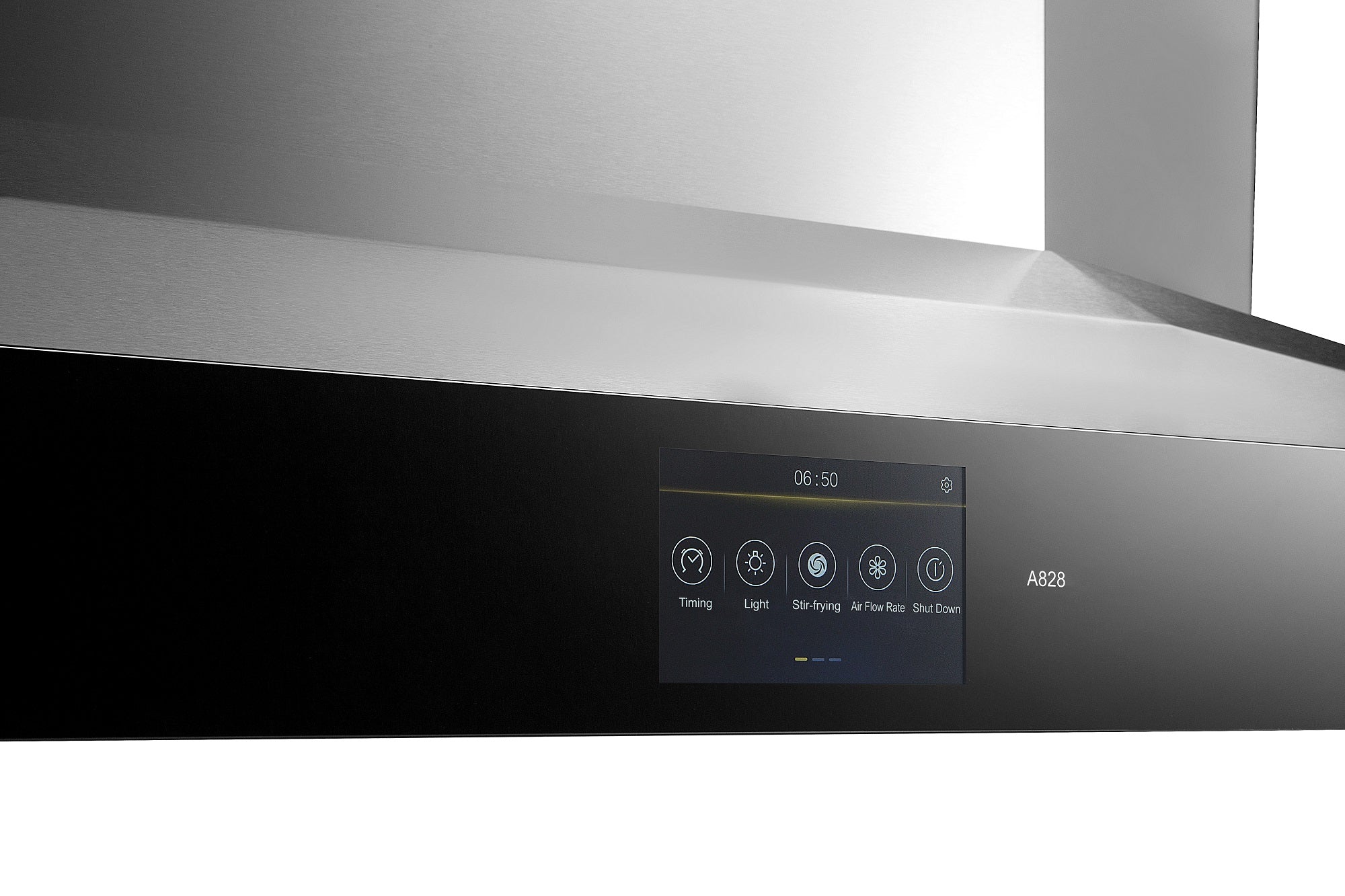 CXW-220 A828 30-inch Stainless Steel Range Hood with LED Lights - Powerful 800 CFM Kitchen Ventilation for Smoke and Odor Removal - Perfect for Home Cooking, Grilling, and Frying