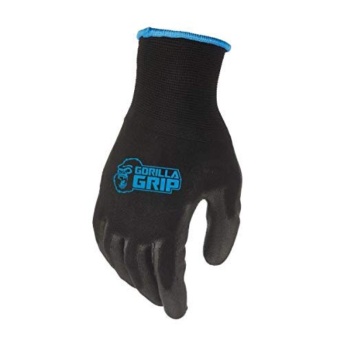 20 Pack Large Work Gloves with 10-Inch Durable Tool Bag - Heavy Duty for Gardening, Construction, and DIY Projects