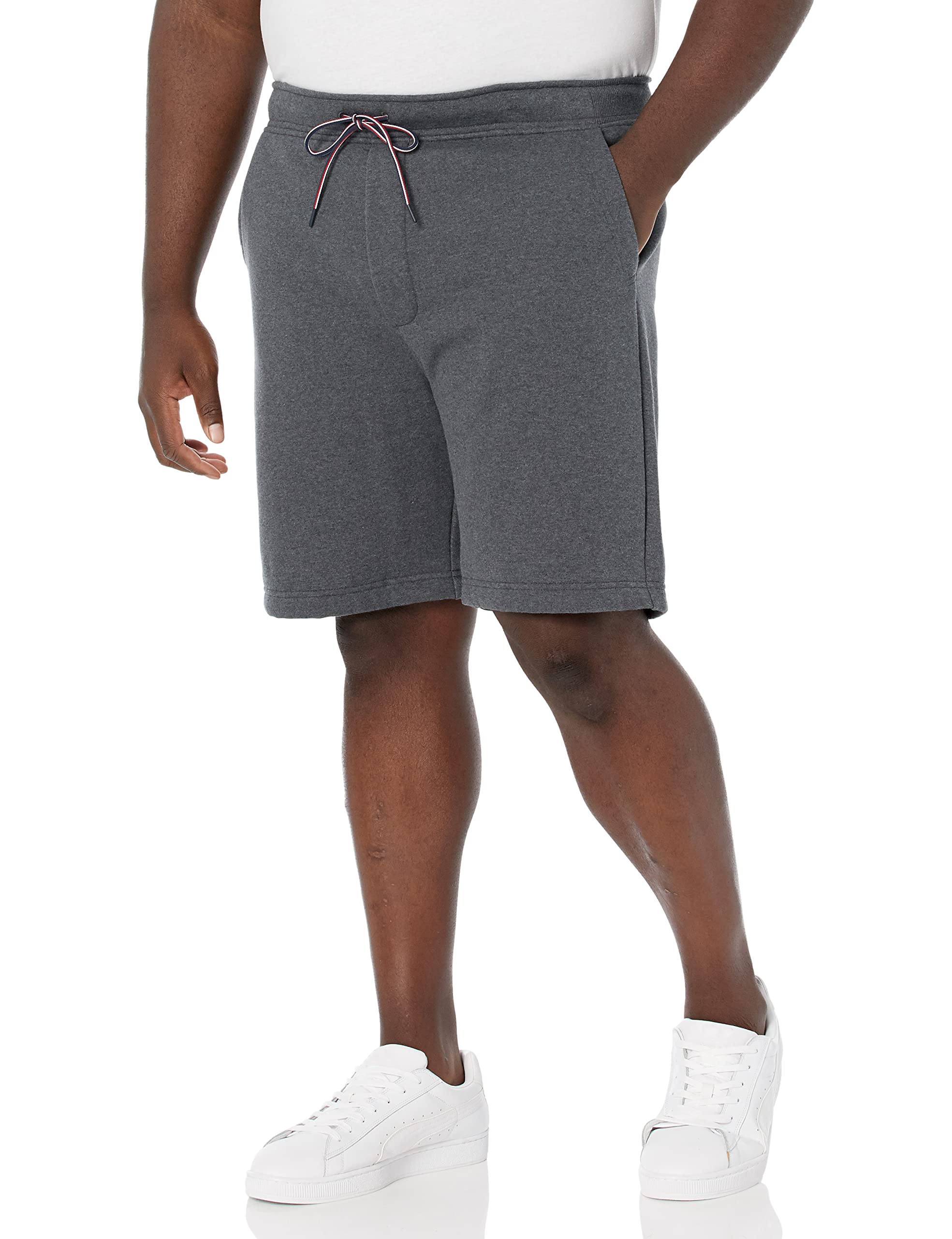 Tommy Hilfiger Men's Essential Fleece Sweatpants Shorts - Soft Comfortable Lounge & Sleepwear for Home, Gym, and Casual Outings