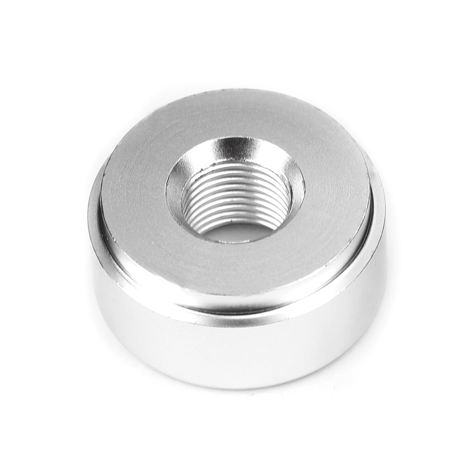 1/8 NPT Female Aluminum Weld On Bung Fitting - High Quality Weldable Pipe Connector for Fuel, Oil & Water Systems - Automotive, Plumbing & Industrial Applications
