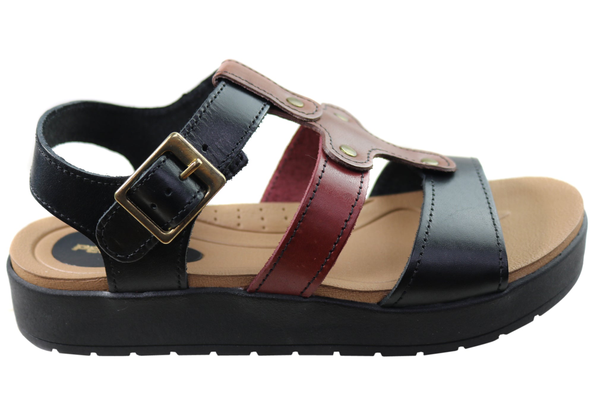 Atlas Women's Comfortable Leather Sandals - Handmade in Brazil - Perfect for Beach, Vacation & Summer Outfits