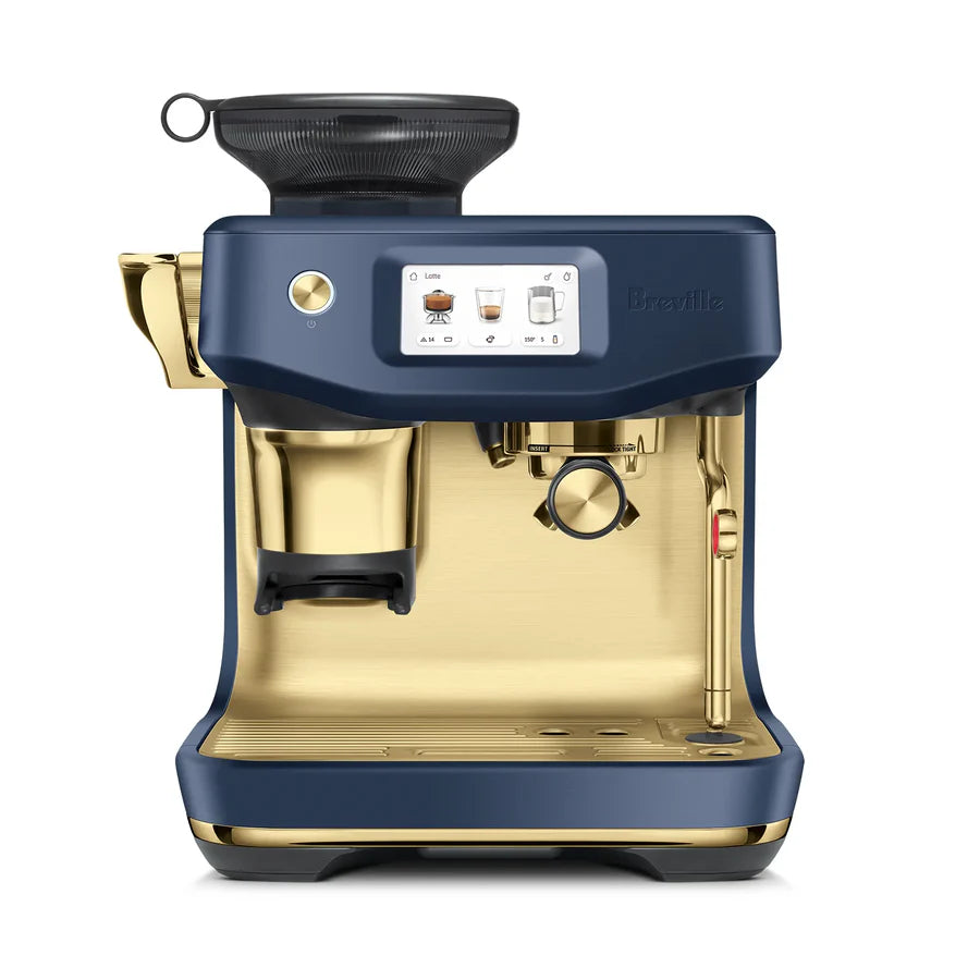 Breville The Barista Touch Impress Brass Collection Espresso Machine - Premium Home Coffee Maker for Latte & Cappuccino - Perfect for Coffee Enthusiasts & Home Baristas