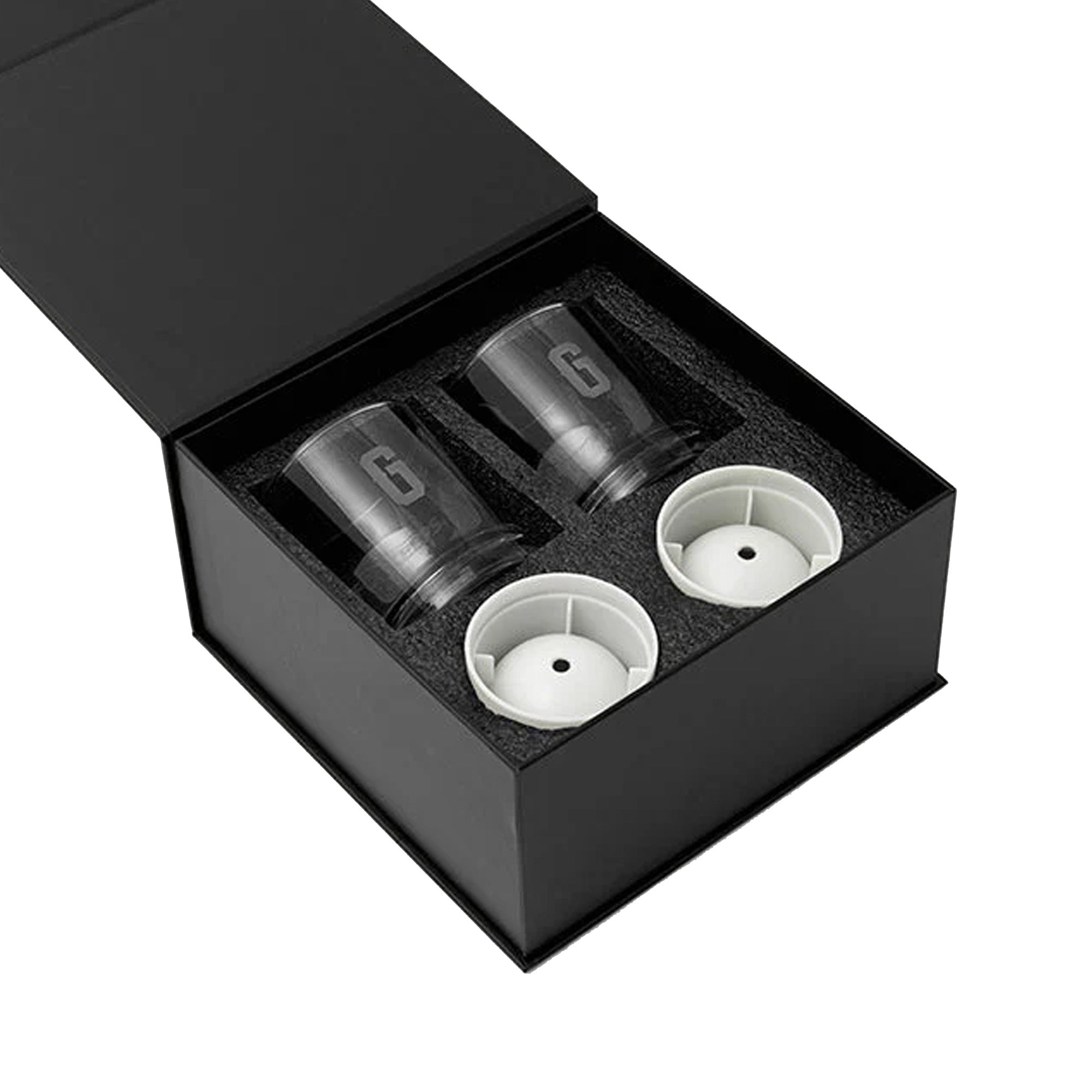 Geedup G Logo Scotch Glasses - Premium Whiskey Tumbler Set for Bourbon & Scotch Lovers - Perfect for Home Bar, Gifts & Cocktail Parties