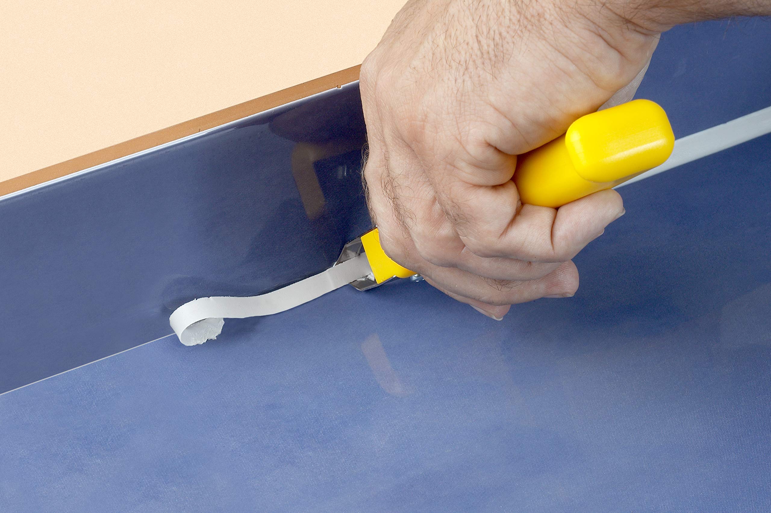 Speed-Cleaner Grout Knife - Professional Silicone, Acrylic & Adhesive Remover Tool for Tiles, Glass & Bathroom - Perfect for DIY Home Renovation & Cleaning Projects