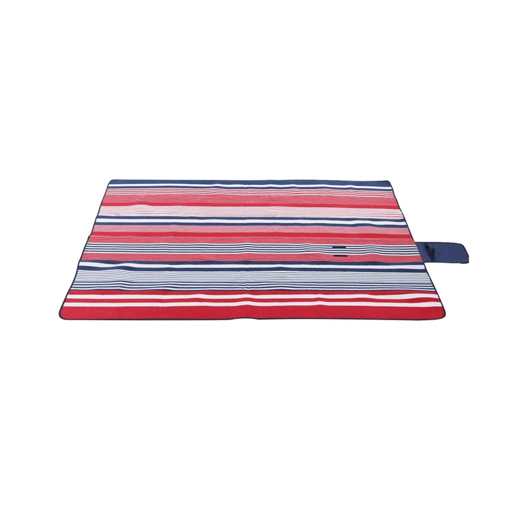 Premium Thickened Waterproof Picnic Blanket - Portable Outdoor Beach Mat for Camping, Hiking & Picnics (Red) - Ideal for Parks, Beaches, Backyards & Travel Adventures