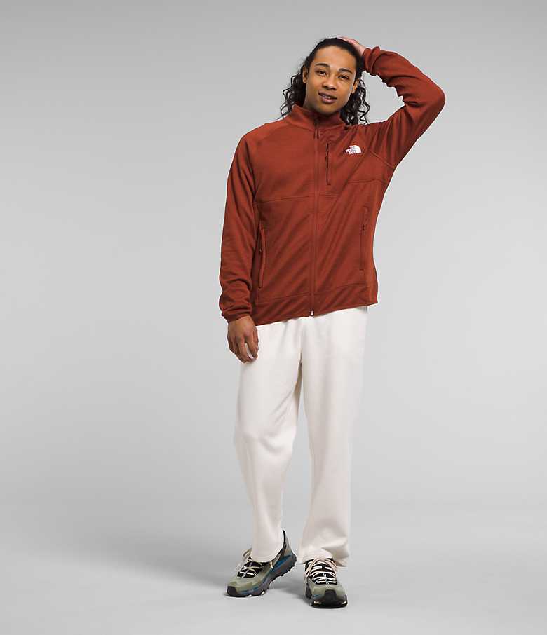 Men's Canyonlands Full Zip Fleece Jacket - NF0A5G9V - Cozy Winter Outdoor Hiking & Camping Wear