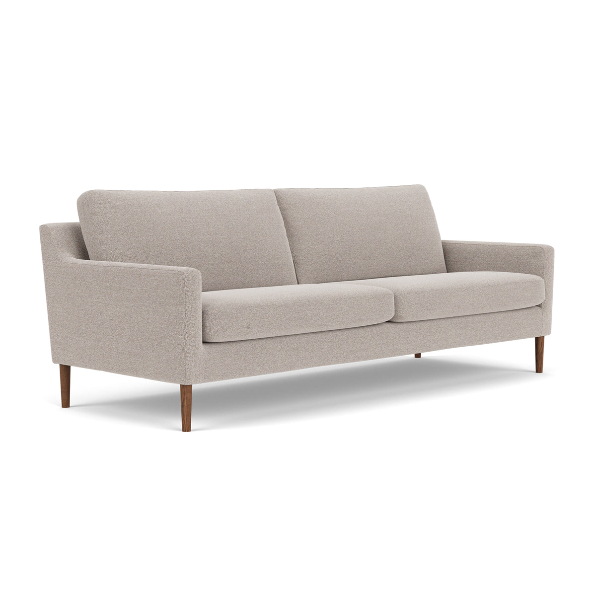 Astha Fabric 3-Seater Sofa - Modern Living Room Furniture for Small Spaces | Comfortable Couch for Apartments, Dorm Rooms & Cozy Homes