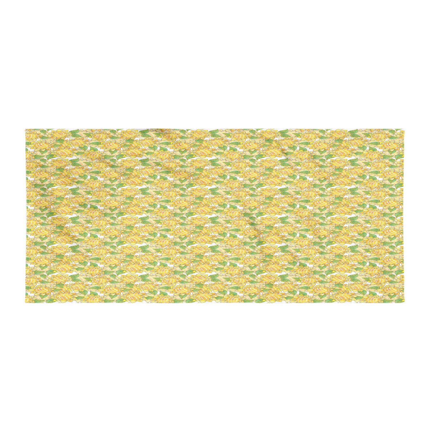 Ambesonne Sunflowers Camping Towel - Quick Dry Lightweight Microfiber Travel Towel with Watercolor Helianthus Design, Compact for Backpacking, Hiking, Beach & Outdoor Activities - Earth Yellow Multicolor
