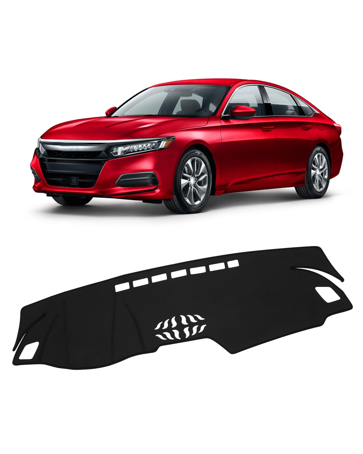 FIILINES Dash Cover for Honda Accord 2018-2022 - Non-Slip Mesh Dashboard Protector, Sunshade & Anti-Glare Accessories - Perfect for Summer Heat Protection & Interior Preservation