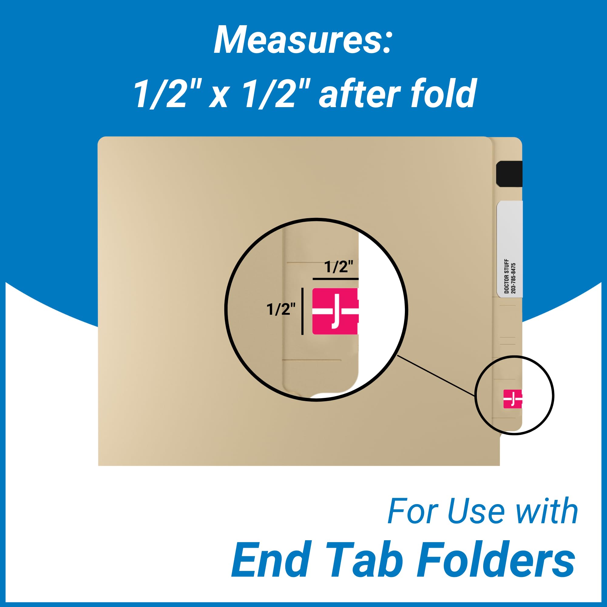 Doctor Stuff File Folder Labels - Alphabet Letter J, 1/2