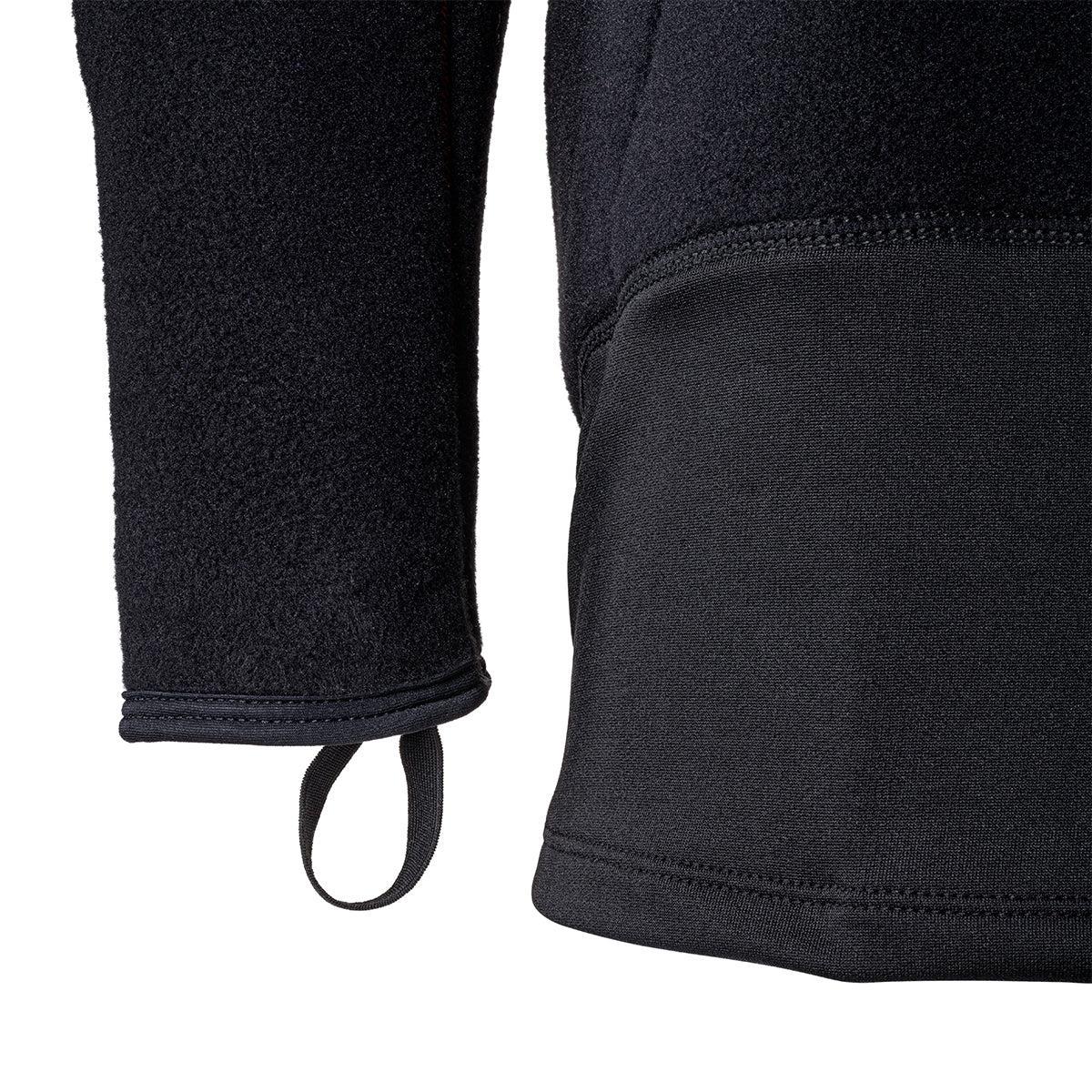 Women's Bare Polar Stretch Mid Layer Top - Black | Warm & Breathable Base Layer for Hiking, Skiing & Outdoor Activities