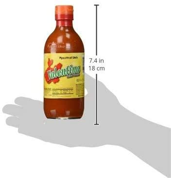 Valentina Hot & Extra Hot Mexican Hot Sauce - Black & Yellow Label 12.5oz (Pack of 2) - Perfect for Tacos, Wings & Mexican Cuisine