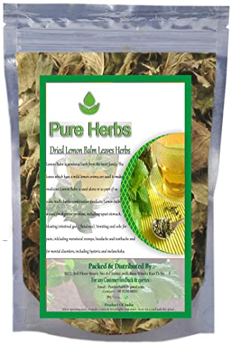 Organic Dried Lemon Balm Leaves - 250g | Premium Herbal Tea & Culinary Herb | Perfect for Relaxation, Stress Relief & Cooking