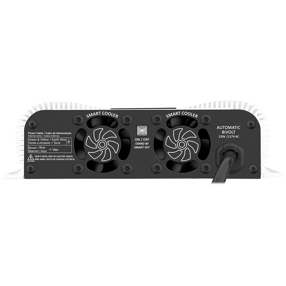 Taramps Smart 120/160A Battery Charger - 160A Dynamic Mode for Car Audio Systems - 2200W Max Power Output - Bivolt Automatic 127/220VAC - Perfect for High-Performance Car Audio & Vehicle Power Supply