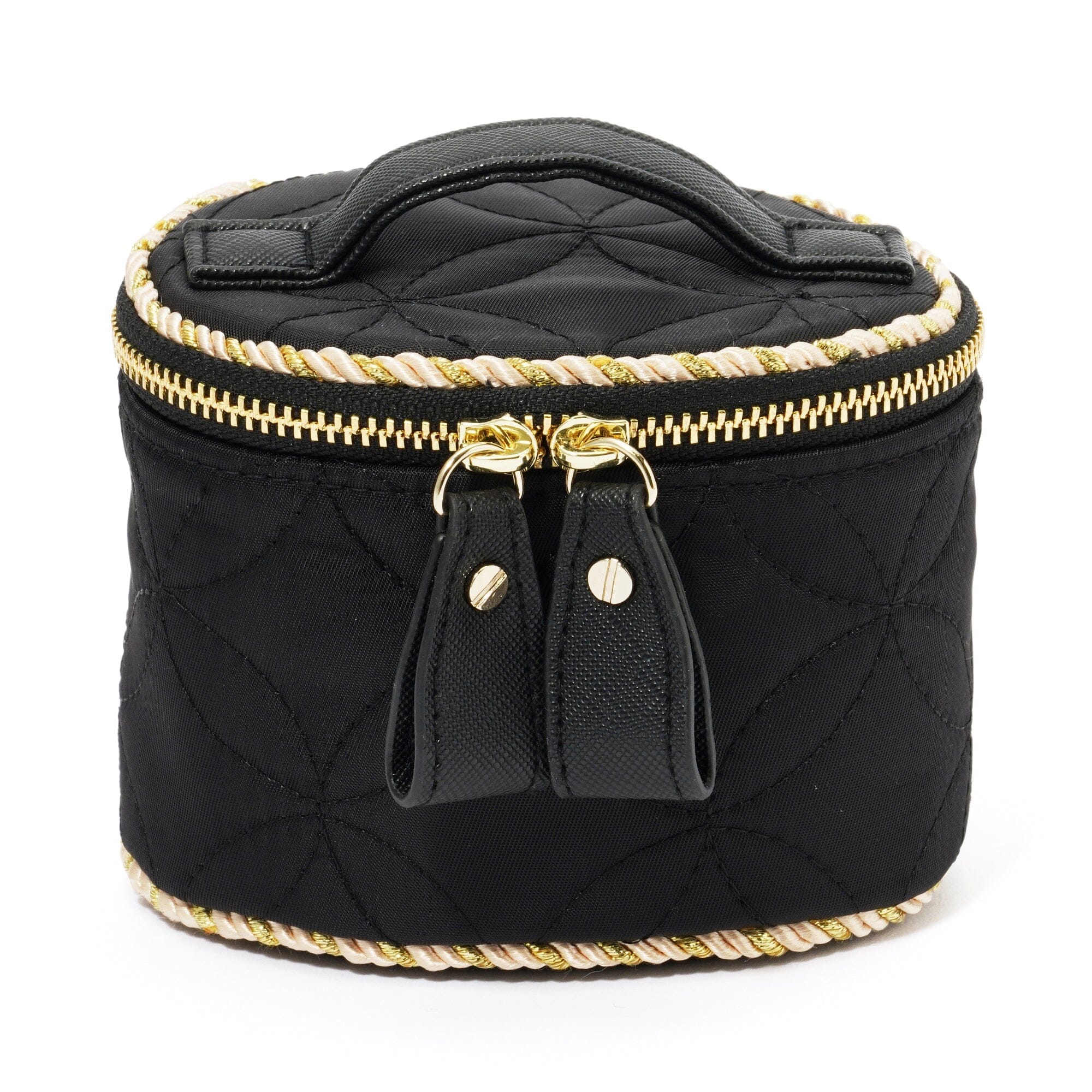 Bell Vanity Pouch Mini Black - Small Cosmetic Bag for Makeup & Travel Essentials | Perfect for Women's Purse, Gym, and Everyday Use