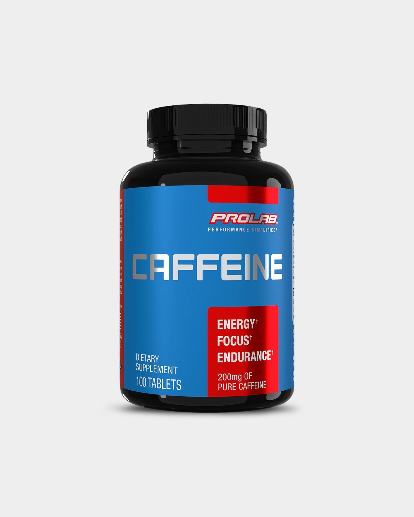 Prolab Nutrition Caffeine Pills 200mg - 90 Capsules | Energy & Focus Booster for Workouts, Study & Daily Performance | Vegan & Non-GMO Supplement