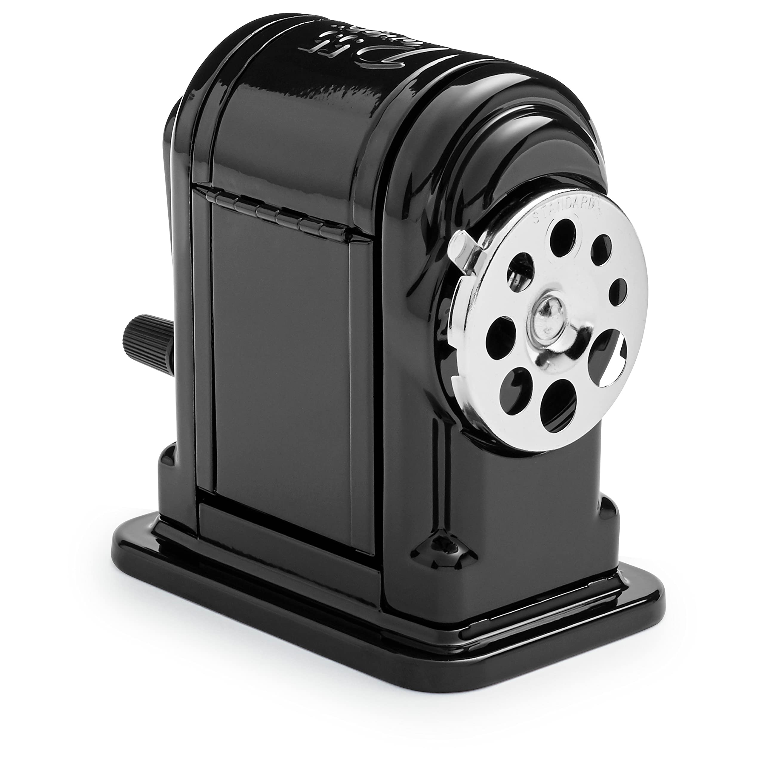 X-ACTO Ranger 55' Manual Pencil Sharpener - Heavy Duty Metal Blade, Black - Perfect for Office, School & Art Supplies Organization