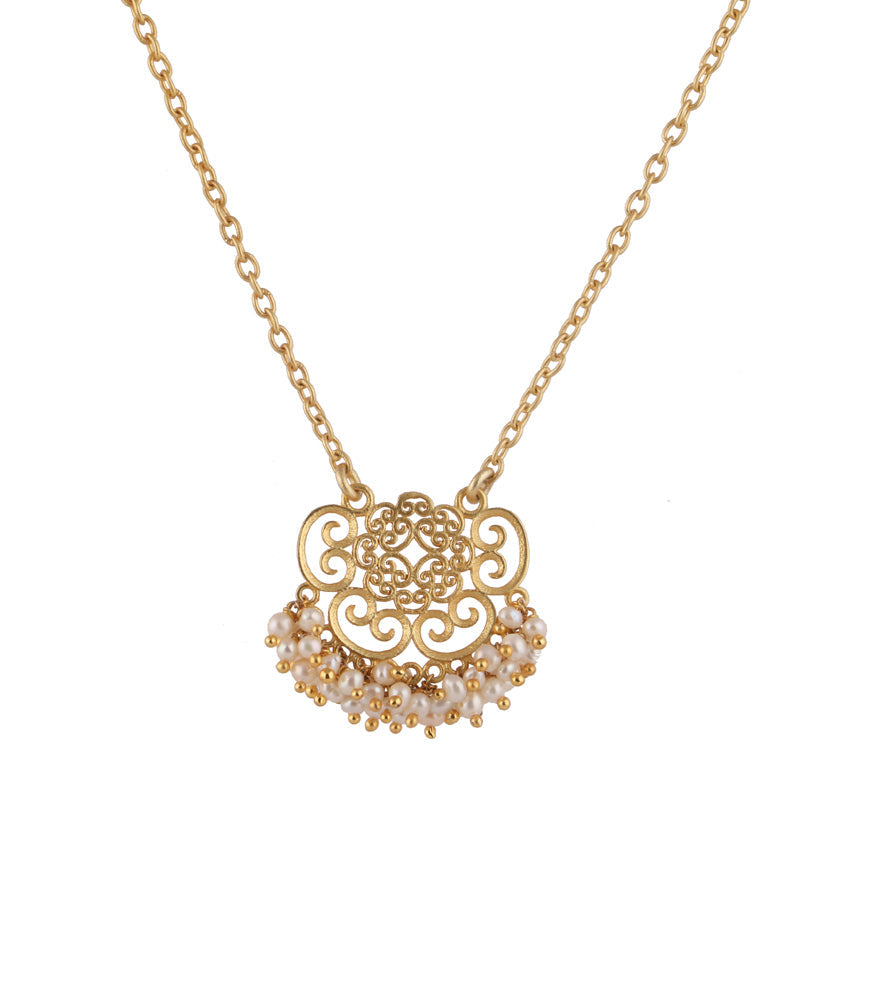 Delicate Darling Necklace & Stud Earrings Set - Dainty Gold Plated Jewelry for Women, Perfect Gift for Valentine's Day, Anniversary or Birthday | Everyday Wear & Special Occasions