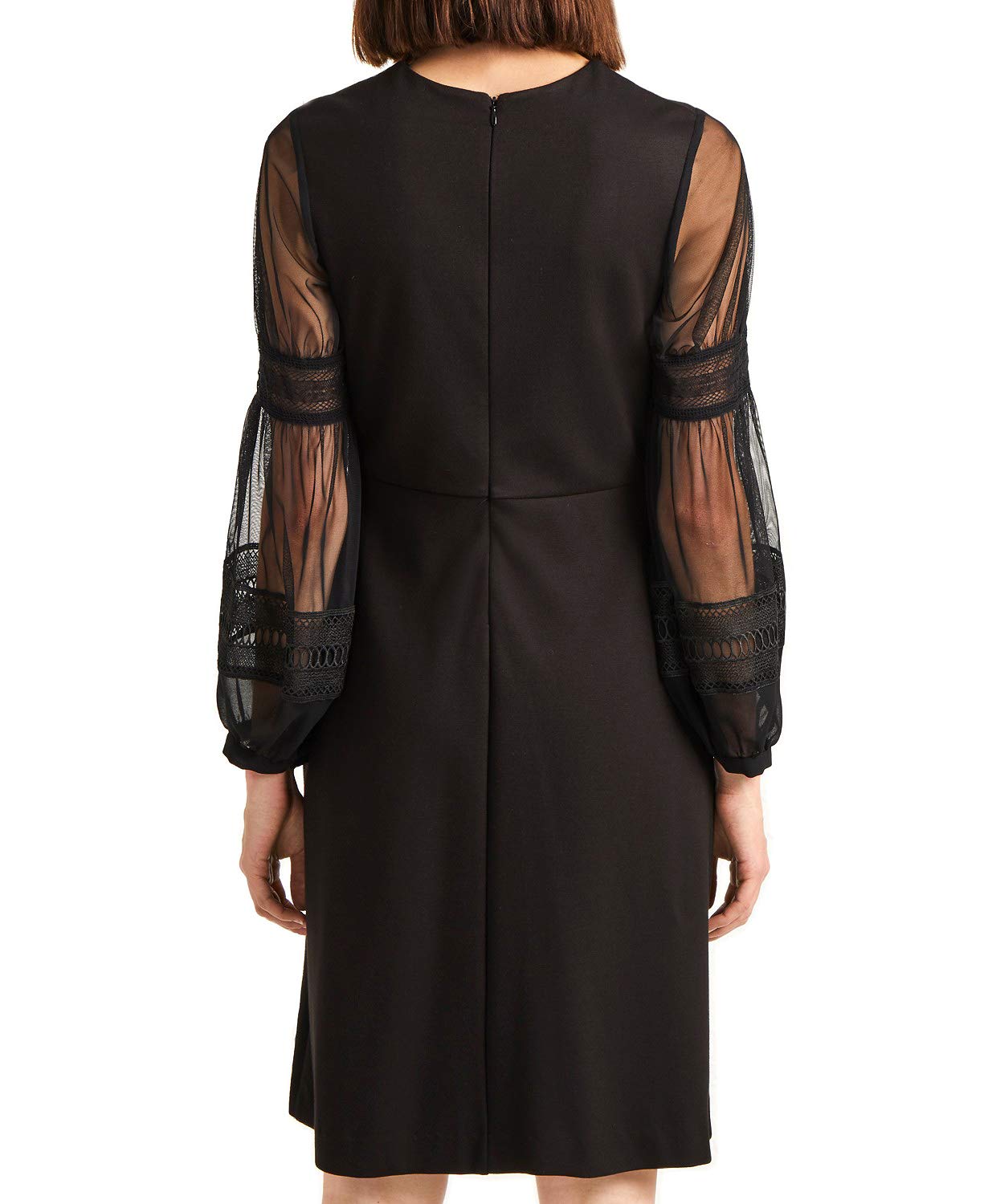 French Connection Women's Lace Shift Dress - Black Size 8 for Party & Evening Wear