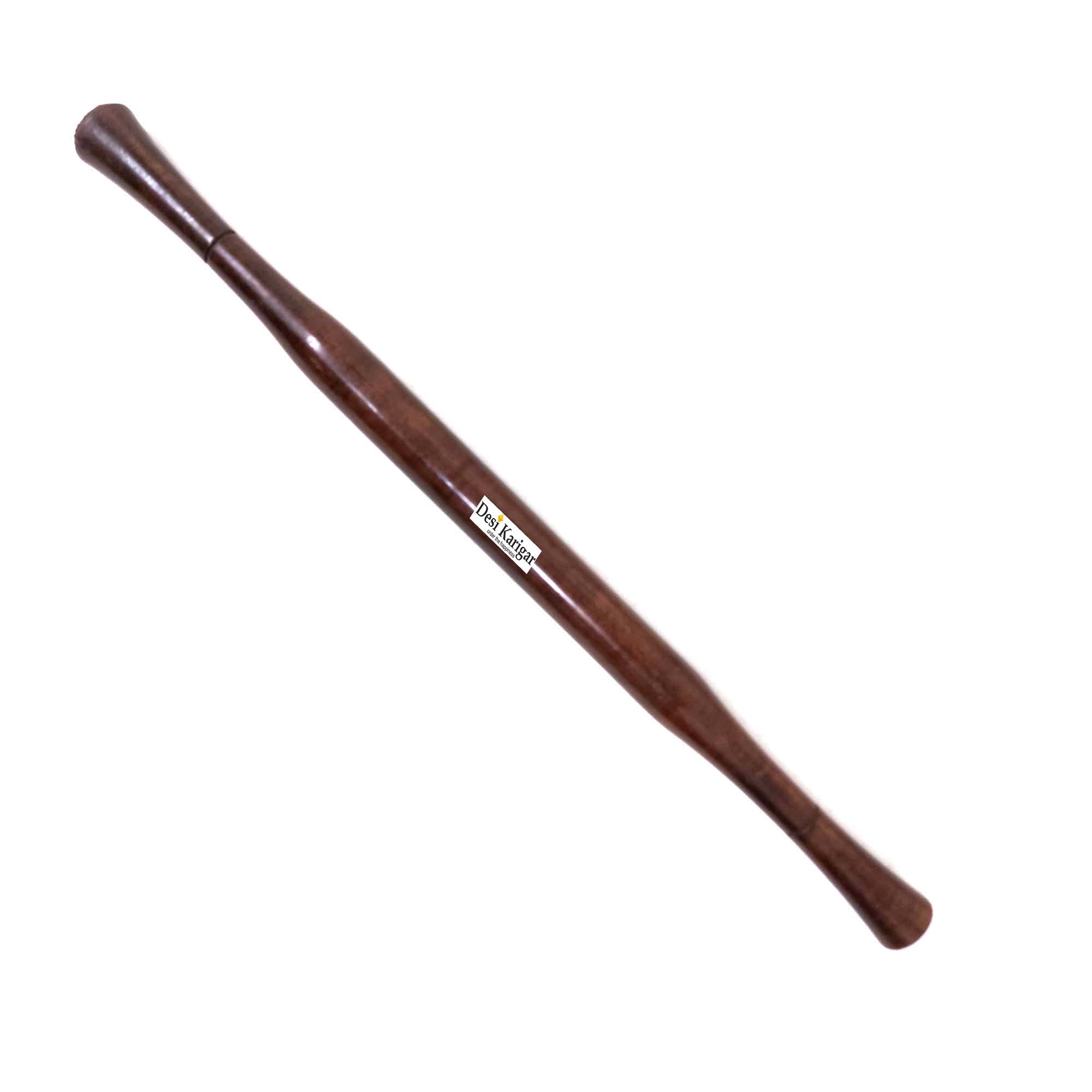 Premium Wooden Gujarati Roti Roller Belan - Traditional Indian Chapati Rolling Pin for Perfect Flatbreads - Ideal for Roti, Chapati, Puri & Homemade Indian Cooking