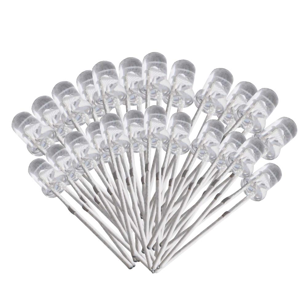 Othmro 100Pcs 3mm Multicolor LED Diodes - Bright DIY Christmas Lights for Holiday Decorations, Home Projects, and Electronics Experiments
