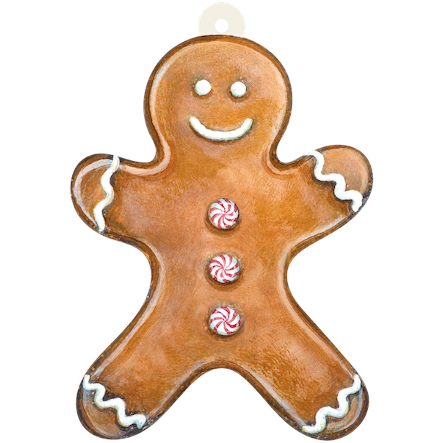 Christmas Gingerbread Man Gift Tags - 24 Pack Holiday Present Labels for Xmas Gifts, Baking Party Favors & Cookie Exchange - Festive Kraft Paper Tags with Red String