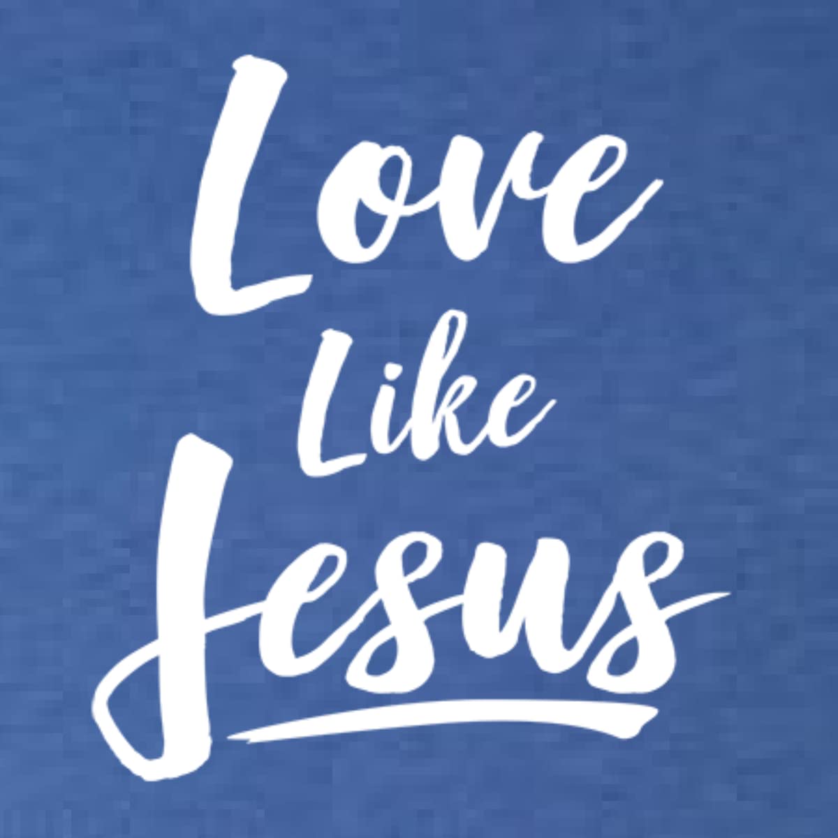 Christian Tri-Blend Racerback Tank Top - Love Like Jesus Inspirational Shirt for Women | Church, Bible Study & Everyday Faith Wear