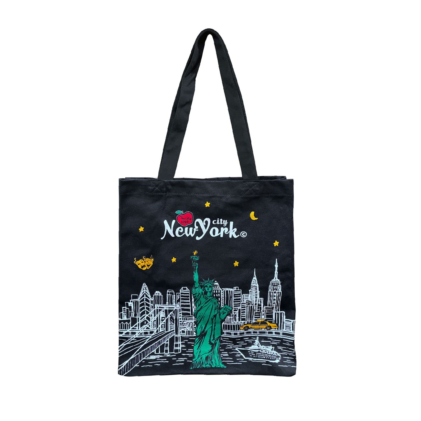 Reusable Large Canvas Tote Bag for Travel, Shopping & Groceries
