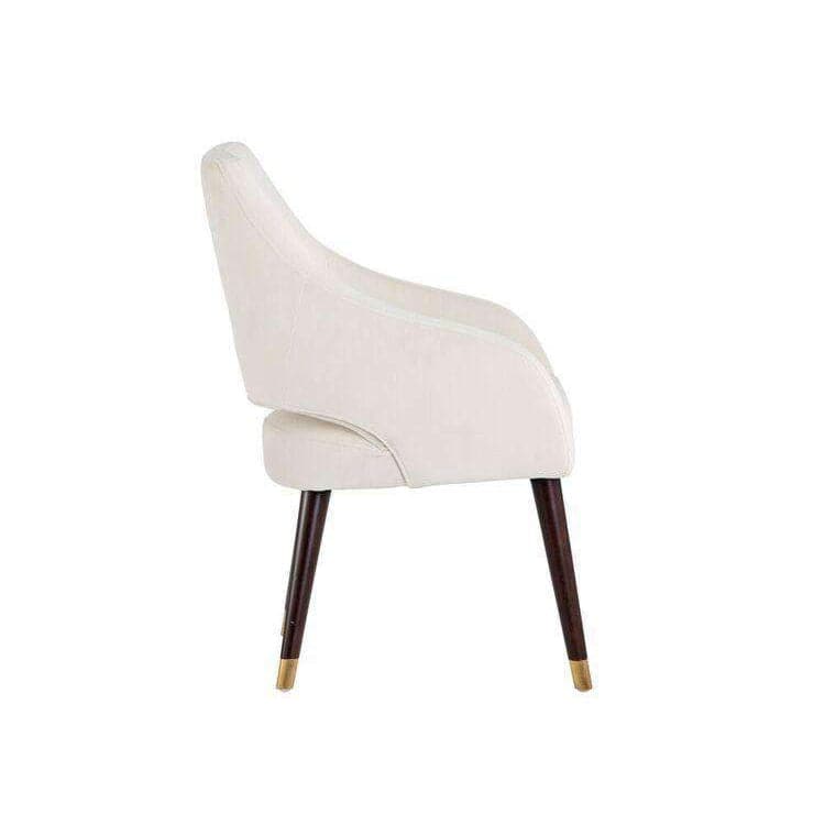 Adelaide Dining Chair - Modern Wooden Kitchen Chairs Set of 2, Comfortable Upholstered Seat with Metal Legs - Perfect for Dining Room, Kitchen, Breakfast Nook & Home Office