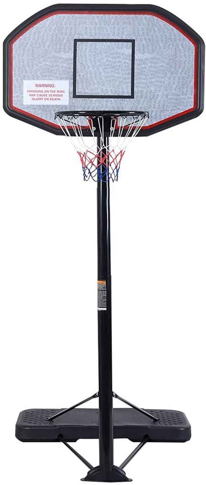 Adjustable Height Basketball Hoop System - 43