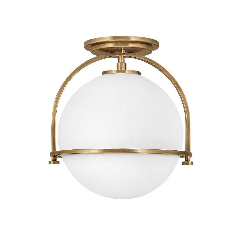 Bailey Street Home 1-Light Small Semi-Flush Mount Ceiling Light - 11.5