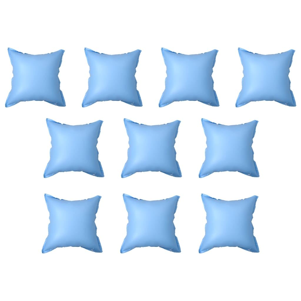 10 Pack Inflatable Winter Air Pillows for Above Ground Pool Cover - Heavy Duty PVC Air Cushions to Prevent Ice Damage & Extend Pool Cover Life - Perfect for Winterizing Inground & Above Ground Swimming Pools
