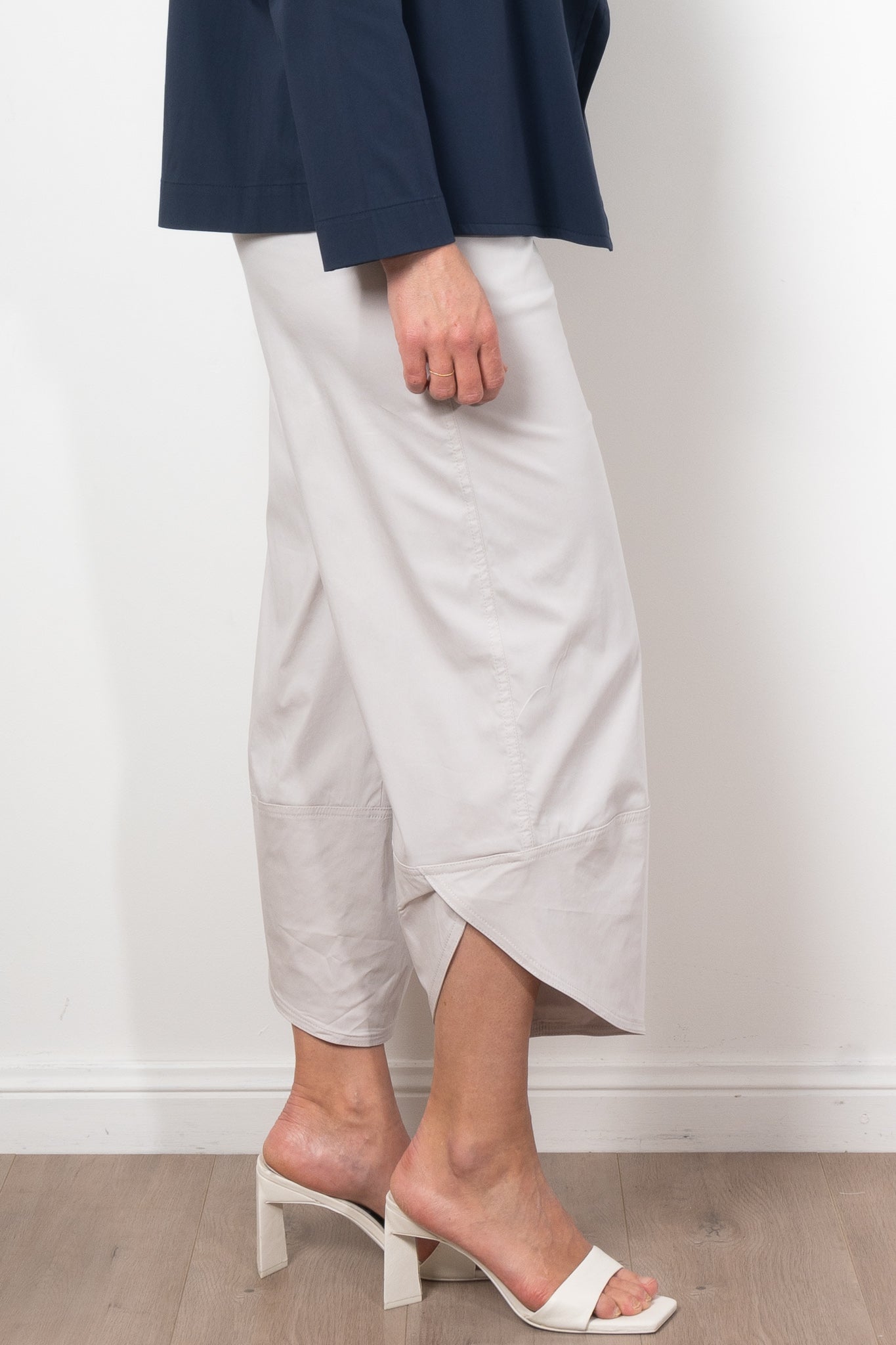 Mela Purdie Bevel Pant Microprene - High-Waist Slim Fit Work Pants for Women - Perfect for Office, Business Casual & Professional Workwear
