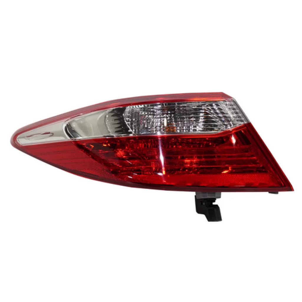 CarLights360: DOT Certified 2015-2017 Toyota Camry Driver Side Tail Light Assembly with Bulbs (TO2804121) - Perfect for Replacement & Nighttime Safety
