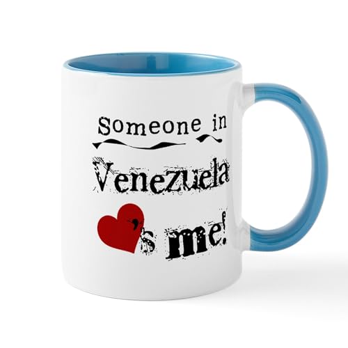 White/Blue Inside - Venezuela Loves Me Mug